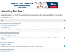 Tablet Screenshot of emarketingdashboard.com